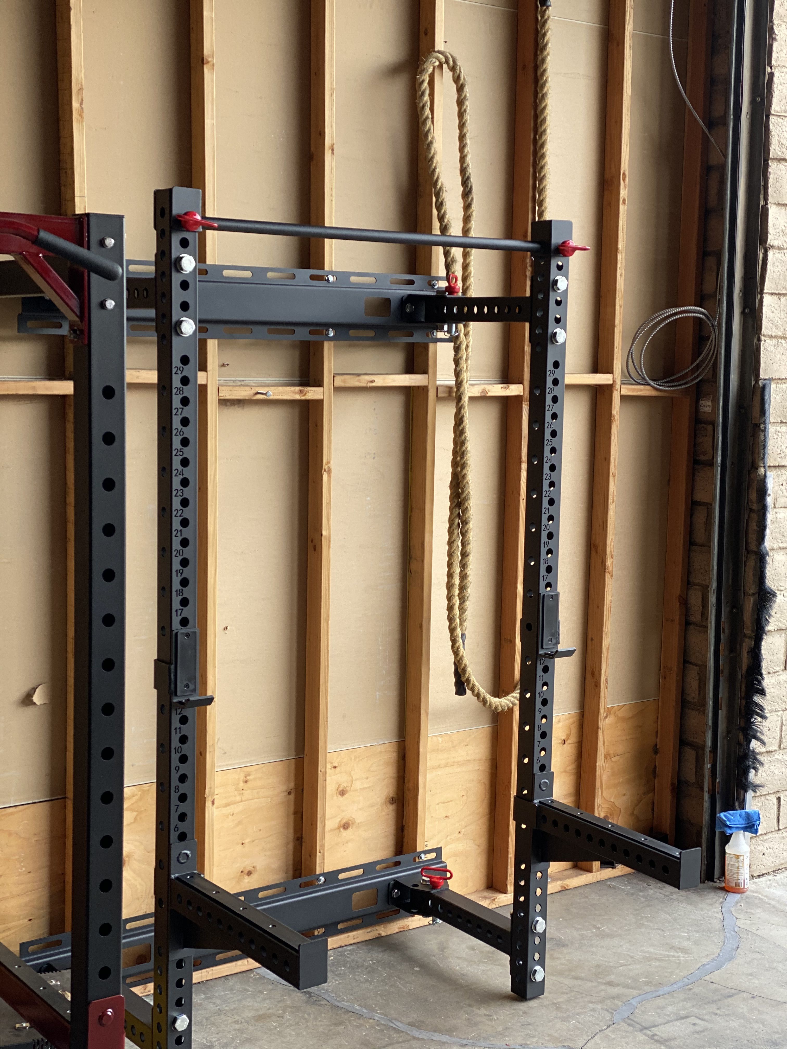 Monterey Fit-Squat Rack-Wall Mounted Foldable Half Rack* Available-Brandname screaming deals* Originally $1,459.99