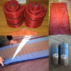 2 Xlg Sleeping Bags KELTY 2 Self Inflatable Bed Mat 
