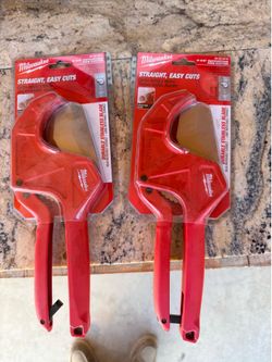 Milwaukee PVC cutter.