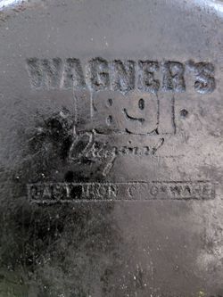 Wagner's 1891 Original 10.5" Cast Iron Skillet USA Made