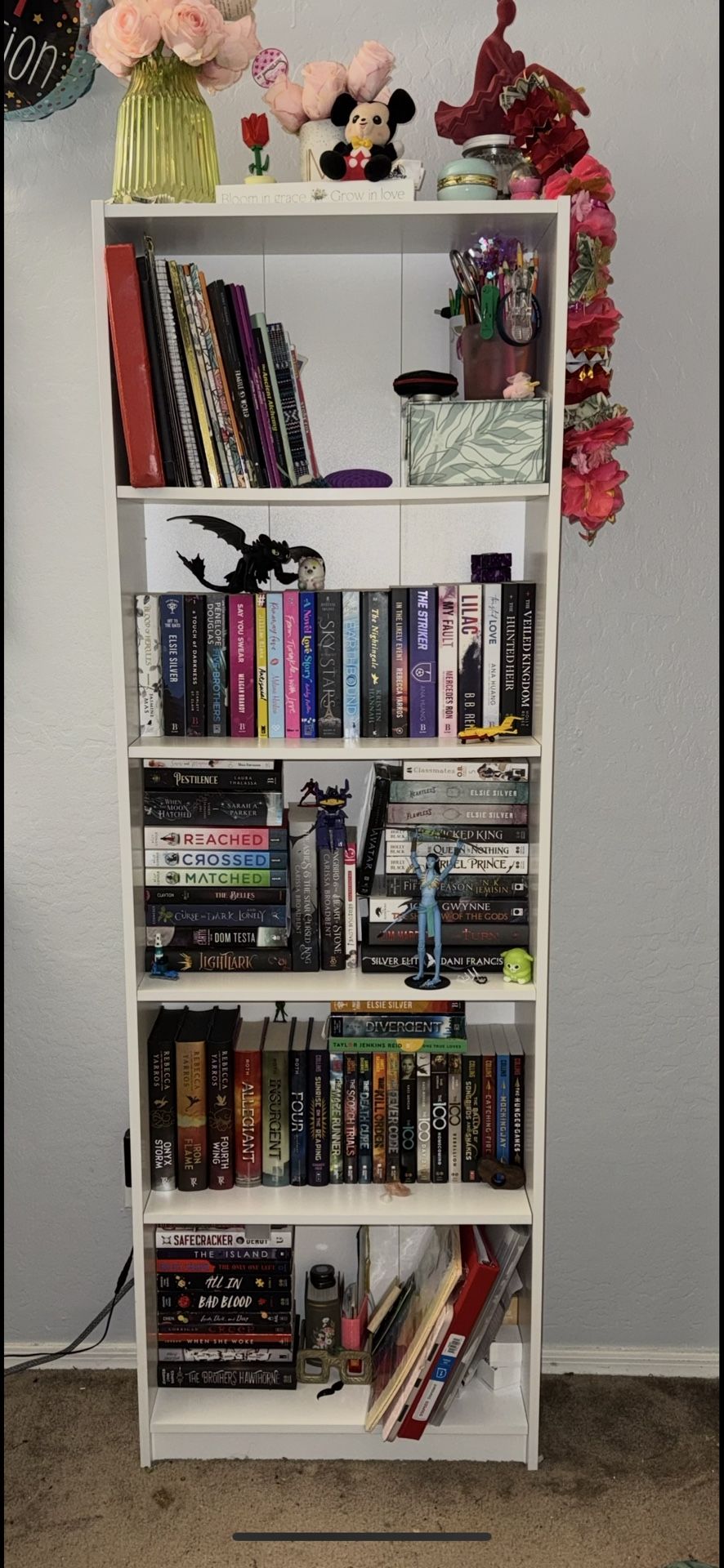 White IKEA Bookcase