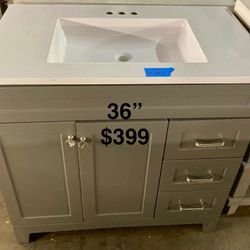 36in Bathroom Vanity With Top