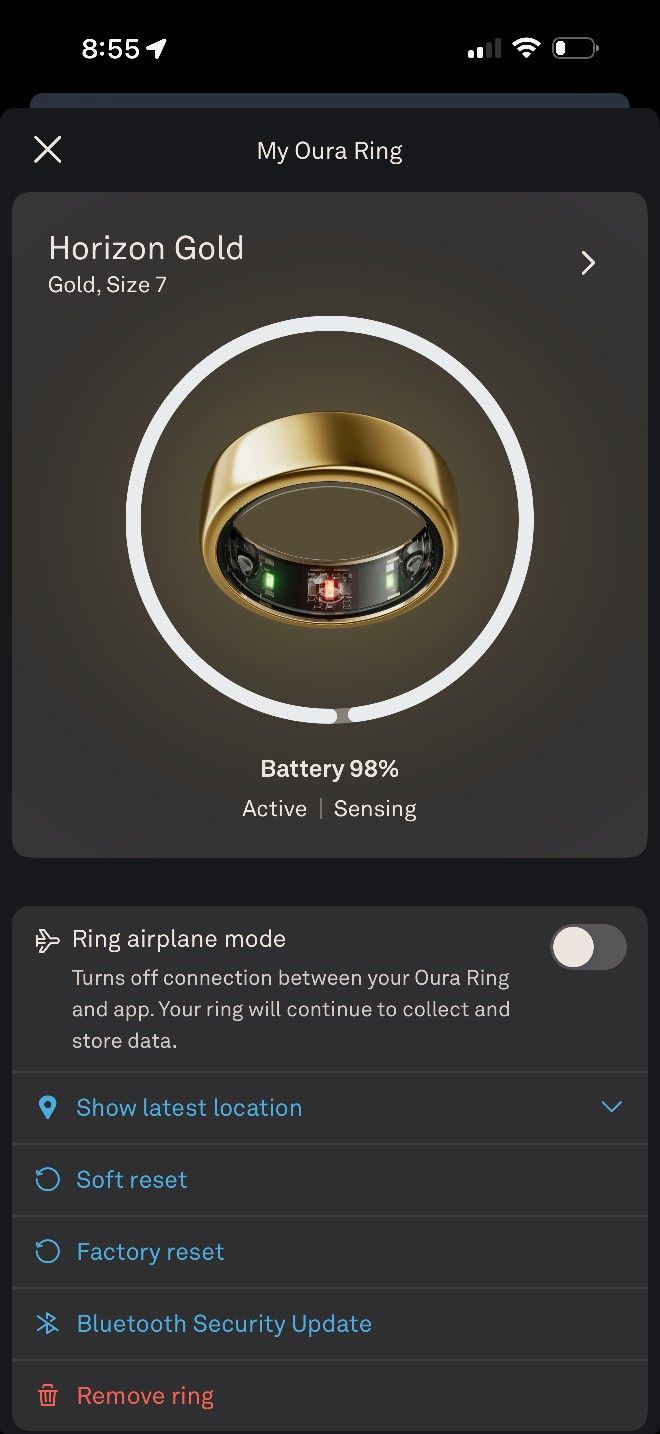 Oura Ring Gen 3 Horizon