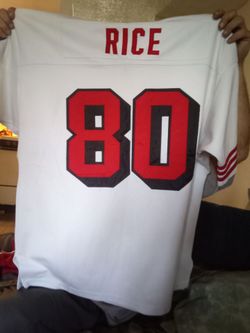 Jerry Rice Jersey white and red