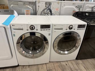 LG washer and dryer set electric