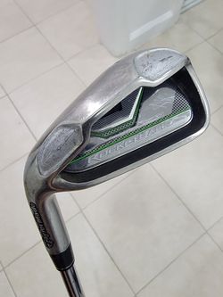 LEFTY TaylorMade RocketBallz 7 Iron TM Steel Stiff Flex Left Handed