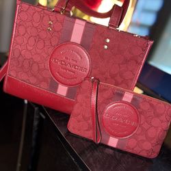 Authentic Coach Purse with Wristlet/Wallet