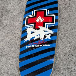 Duane Peters - Red Cross Emergency (Black Label) Skateboard Deck 2002