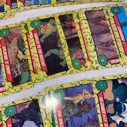 Teenage Mutant Ninja Turtles 1989 Topps Trading Card Set Vintage TMNT