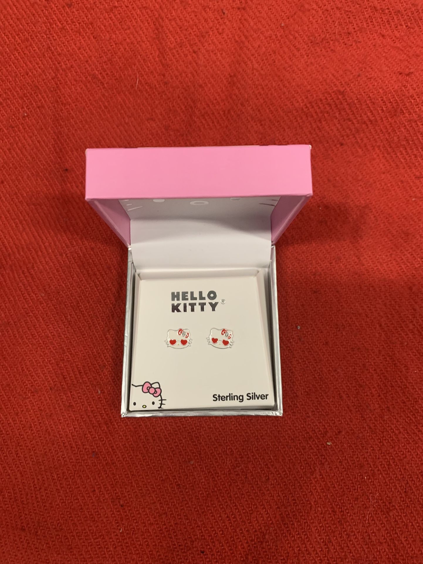 Hello Kitty Sterling Silver Earrings