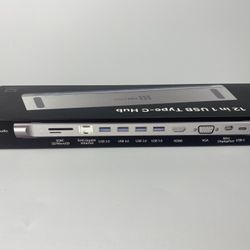 USB-C Hub 12-in-1 with 100W PD, 4K HDMI & MiniDP, VGA