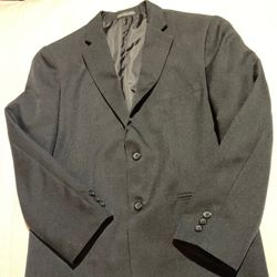 Boys Youth Suit Jacket/ Blazer 16 Husky Black