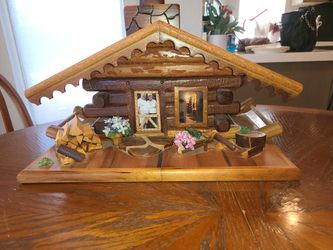 Decoration-hand made log cabin