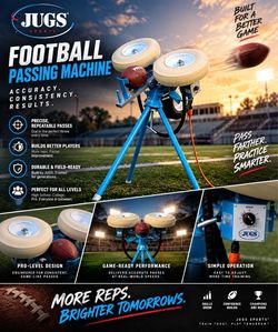 🔥 JUGS FOOTBALL PASSING MACHINE 🔥 MORE REPS. BETTER ROUTES. BIGGER PLAYS