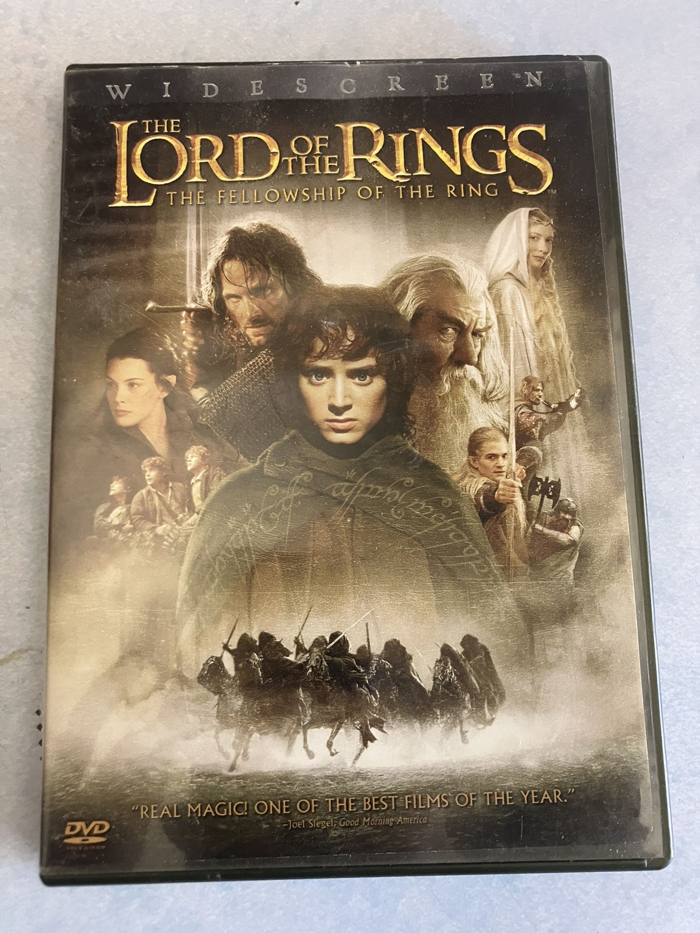Lord Of the Rings Fellowship Of The Rings  DVD