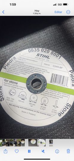 Disco Para Cortar Piedra