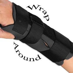 Adjustable Night Wrist Support Brace with Splints Right Hand, Small/Medium, Hand Support for Arthritis, Tendonitis, Sprain, Injuries, Wrist Pain