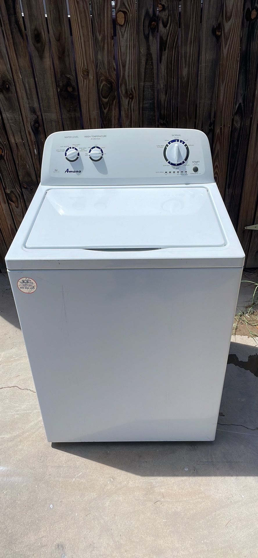 Amana By Whirlpool Super Capacity Washer