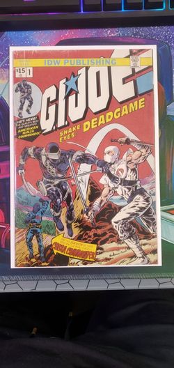 G.I. Joe Snake Eyes Deadgame #1 Hulk 181 Homage