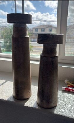 Both new home decorat candles stands together only