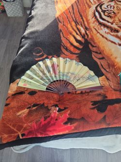 Chinese art folding fan