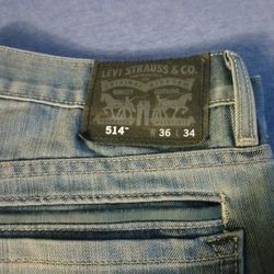 Levis 514 Size 36×34