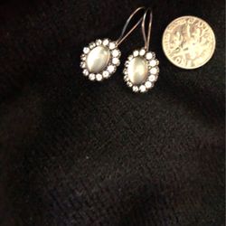 Silver CZ Earrings