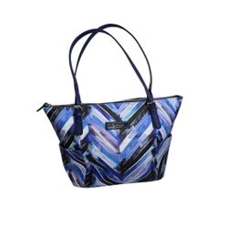 Calvin Klein Women’s Large Chevron Stripes  Shoulder Bag RN54163  Purse