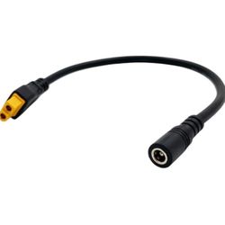 1ft XT60 Female to DC 5.5x2.5mm Female Adapter Cable,14AWG Pure Copper, 30cm for RC Drone FPV Battery Charger, High-Current Power Supply