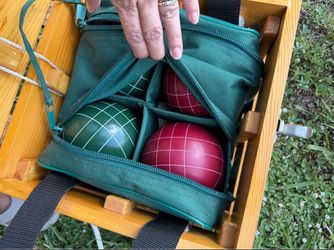Bocce Ball Set with Carrying Case