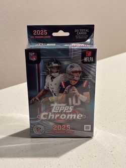2025 Topps Chrome NFL Football Hanger Box Brand New Sealed