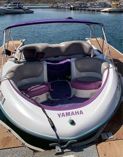 1997 Yamaha Exciter 220 Twin Jet Boat with Galvanized Trailer