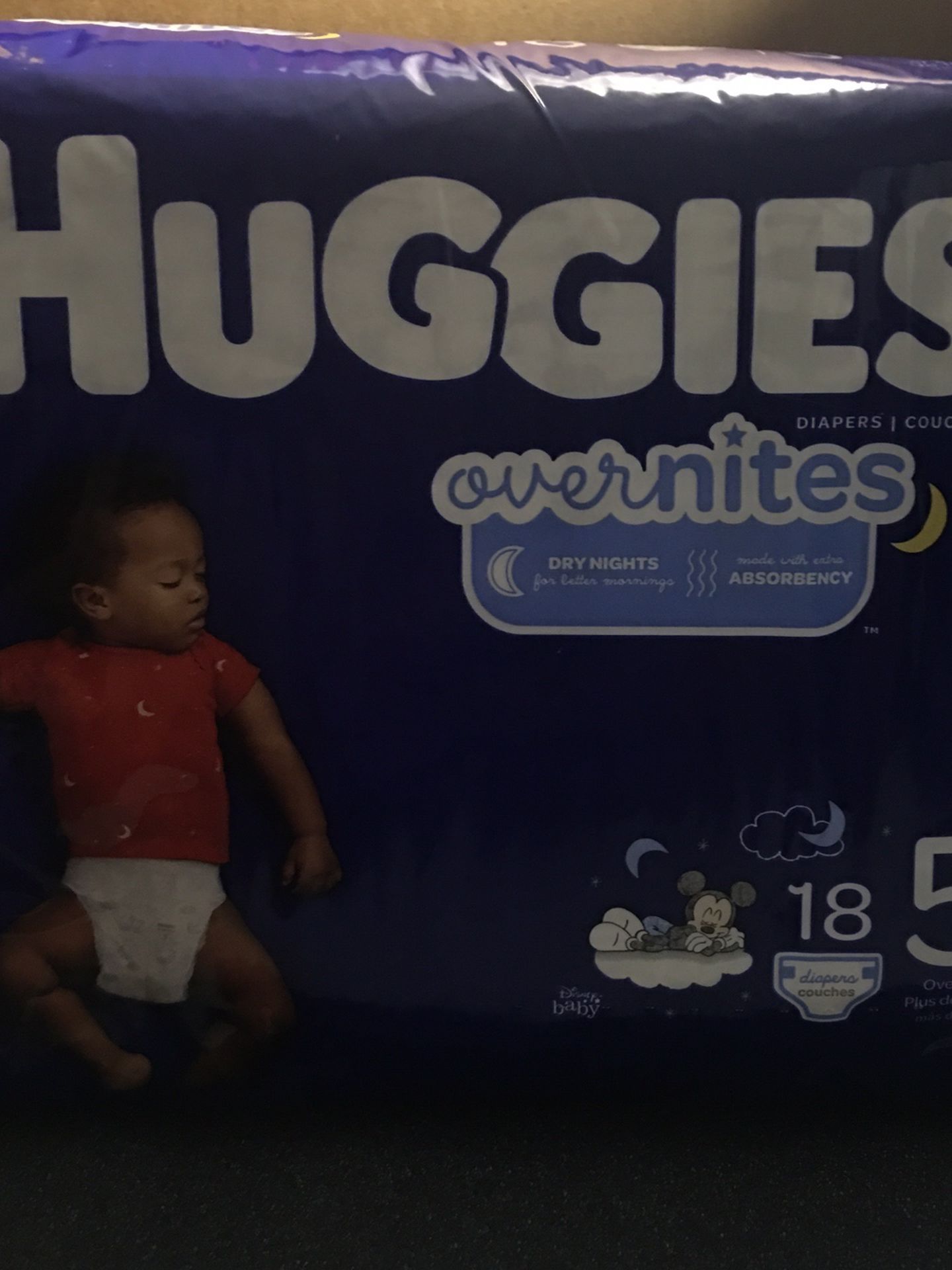 Huggies Overnites Nighttime Diapers, Size 5