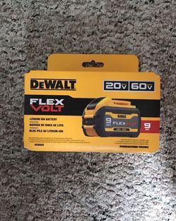 9ah FlexVolt 60v Dewalt Battery