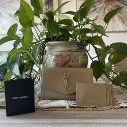Saint Laurent Handbag + Wallet