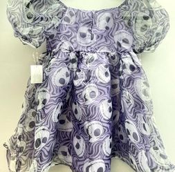 Jack Skellington Print Girls Dress