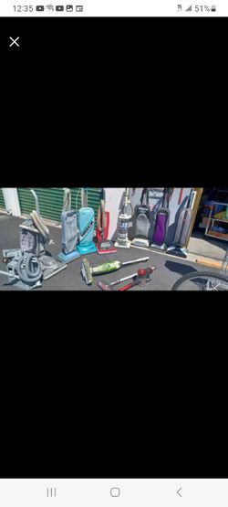 COMERCIAL VACUUMS HOOVER EUREKA ORECK COMERCIAL KIRBY EXCELLENT CONDITIONS 