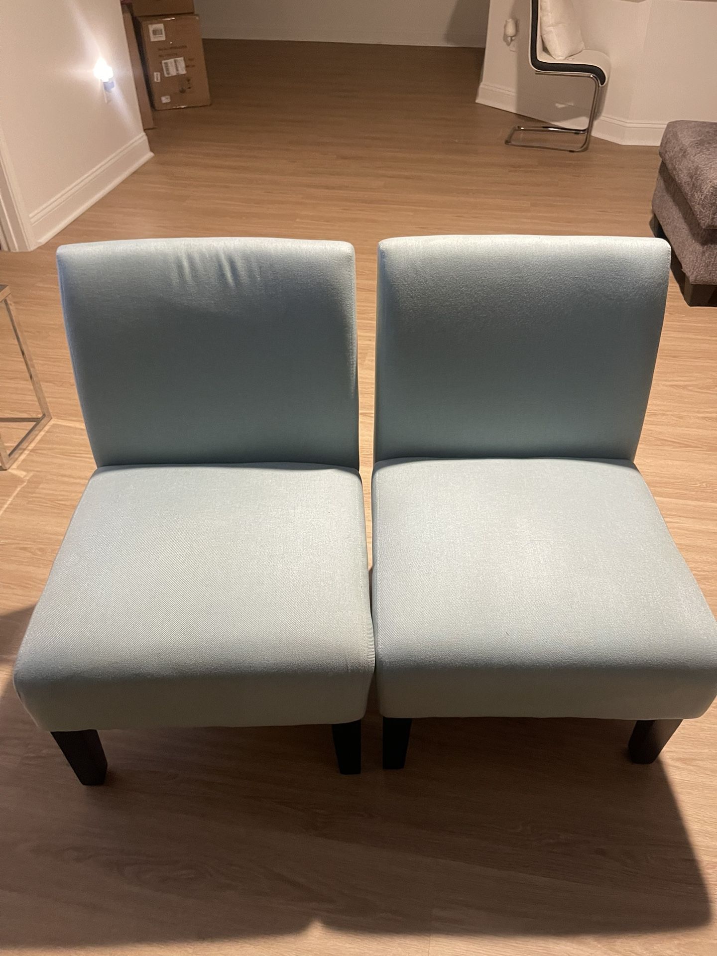 Aqua Blue Chairs