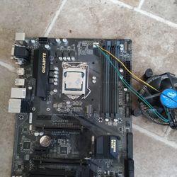 Motherboard And CPU I77700