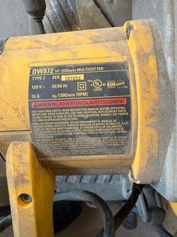 Dewalt Chop Saw