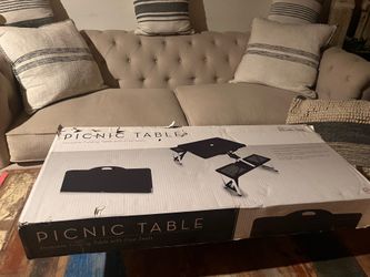 ‼️ NEW Picnic Portable FOLDING TABLE with Four Seats in a suitcase ‼️ Please, check my other listings and FOLLOW