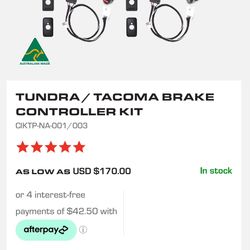Toyota Trailer Brake Controller. 
