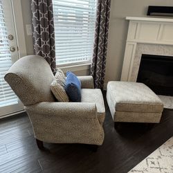 Armchair and Ottoman 