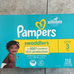👶Pampers Size 3/112 Count Diapers NEW