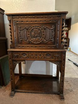 Antique Peck & Hills Secretary Desk