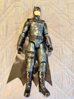 DC Batman 12” Action Figure – Armored Suit with Cape