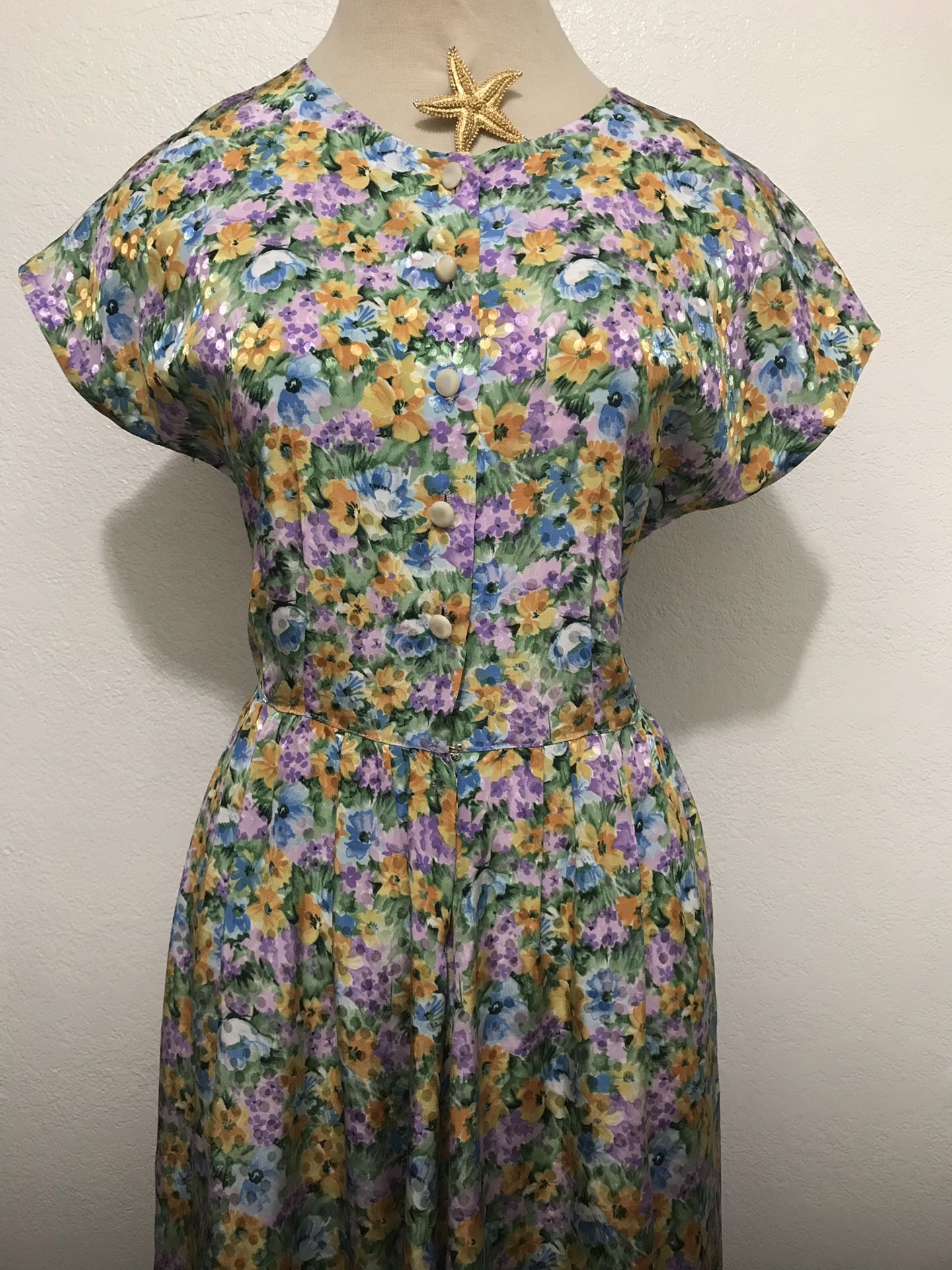 Vintage floral dress