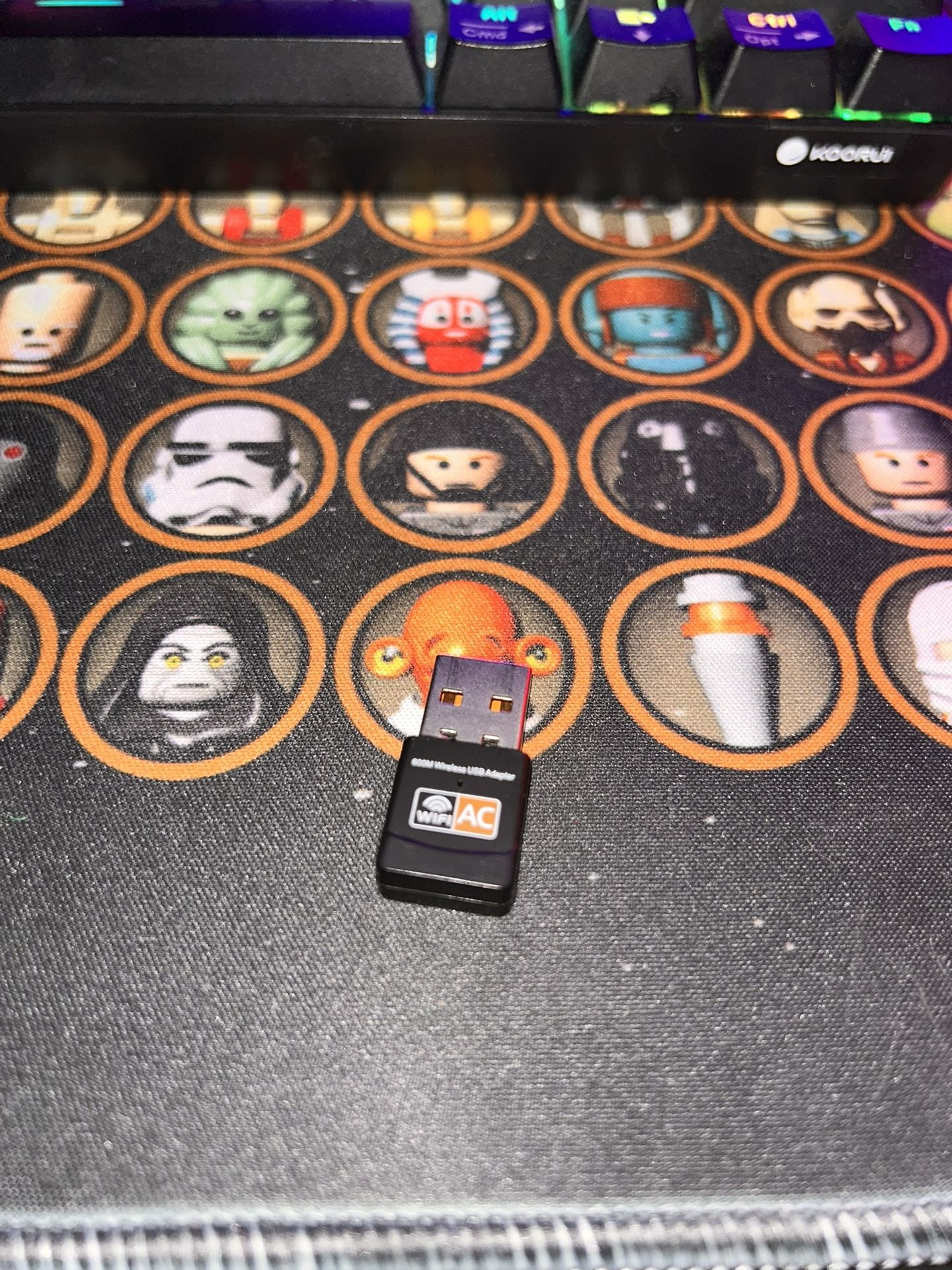 600Mbps Wireless USB Ethernet PC WiFi AC Adapter Lan 802.11 Dual Band 2.4G / 5G