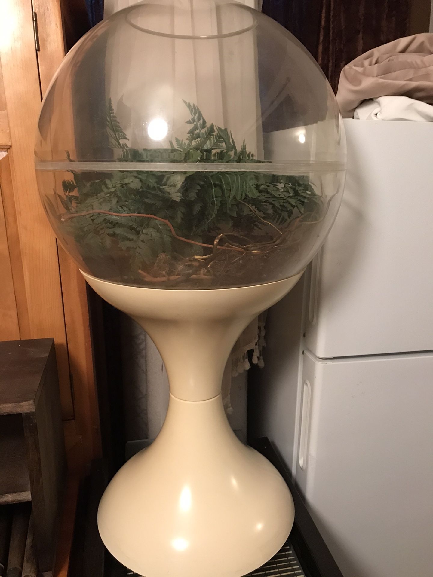 Vintage mid century large globe Terrarium