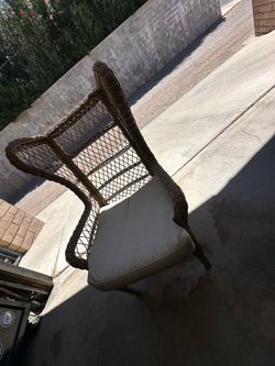 Boho accent chair